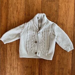 Viverano Button Up Cable Knit Sweater • Size 6-12months • Excellent Condition